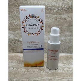 Lumene Nordic-C VALO Glow Renew Night Serum w/ Vitamin C 1oz NIB