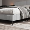 IOILORI Queen Bed Frame with Headboard, Vertical Channel Tufted, Heavy