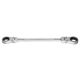 TONE RMFW-1618 Double Neck Swing Ratchet Glasses Wrench Double Sided Width 0.6 x 0.7 inches (16 x 18 mm)