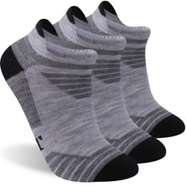 RTZAT No Show Athletic Socks, 90% Merino Wool Ultra-Light Running Tennis Golf Socks, Women & Men