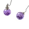 Purple 2X Crystal Fan Pull Chain Extension for Fan &