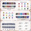 Batiyeer 11.8'' x 2.2 Yard Rhinestone Template Stencil Kit Includes