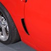 autotrim000 Carbon ABS Car Rear Side Vent Cover Trims For