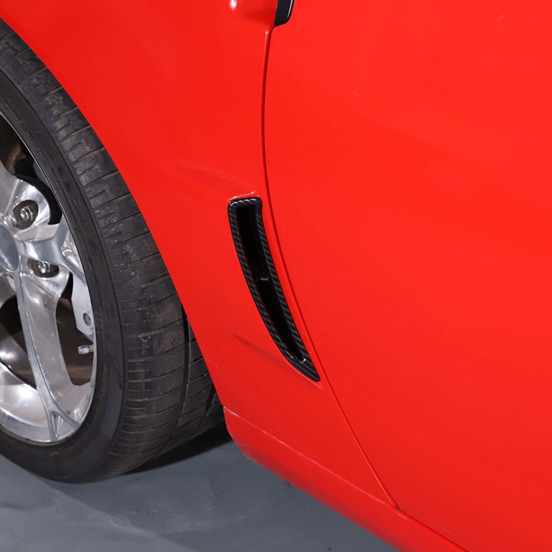 autotrim000 Carbon ABS Car Rear Side Vent Cover Trims For