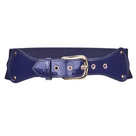 KYEYGWO Women's Dress Belts, Elastic Waist Belt for Ladies Stretch Wide Belt for Dresses Jeans Pants With Alloy Buckle