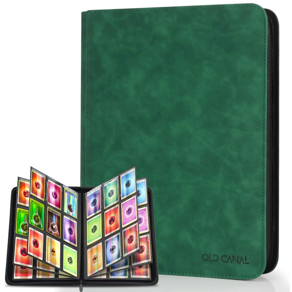 Old Canal Trading Card Album, Card Scrapbook with 9 Compartments
