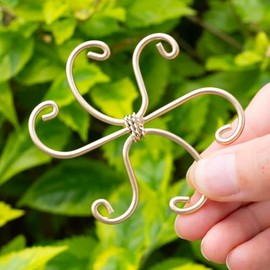 5-Pack Monstera Plant Support Hooks - Durable Metal Clips
