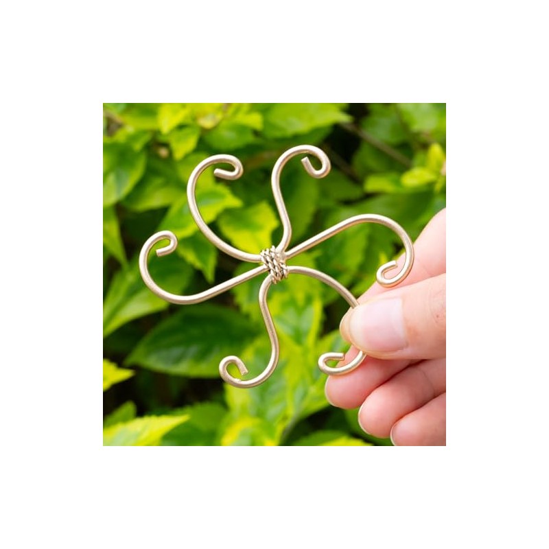 5-Pack Monstera Plant Support Hooks - Durable Metal Clips