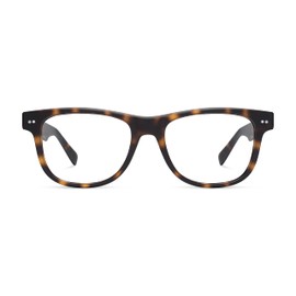 LOOK OPTIC Sullivan Reader - Stylish Unisex Ultra-lightweight Reading Glasses with Scratch-Resistant, Prescription-Quality (Full Magnification - Not Progressives) (1.00, Tortoise)
