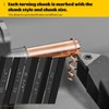HAowosi Metal Lathe Cutting Tools,5 Sets of 1/4 Carbide Metal