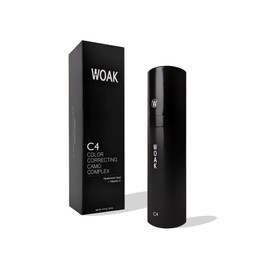 WOAK C4 – Men's Tinted Moisturizer BB CC Cream Foundation – Color Correcting Camo Complex – Hybrid Skin Care (Light)
