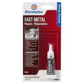 Permatex Fast-Metal Repair 660 for Worn Parts, 6ml Tube, 66006