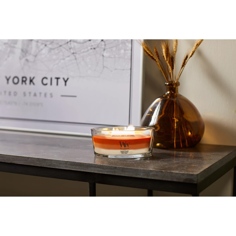 WoodWick Pumpkin Gourmand Trilogy Holiday Candle Gifts for Women and