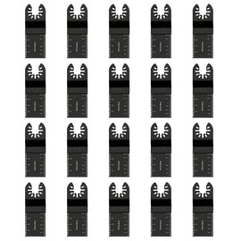 Oscillating Saw Blades Wood Metal Cutting Universal Quick Release Multitool Accessories for Bosch Craftsman Dremel Fein Ridgid Tch Makita Milwaukee (20PCS)