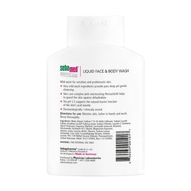 Sebamed Liquid Face and Body Wash pH 5.5 Mild Dermatologist Recommended Hydrating Cleanser for Sensitive Skin 6.8 Fluid Ounces (200 Milliliters) Pack 