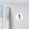 CafePress Pipe Wrench Plumber Tool Magnets 2.25" Round Magnet (10