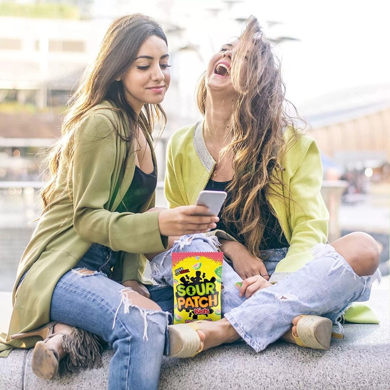 Sour Patch Kids Sweet and Sour Candy Watermelon, 8-Ounce Bag,