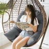 Tycdiose Egg Chair Cushion Replacement, Waterproof Outdoor Hanging Egg Swing