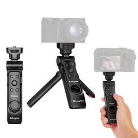 King Ma Camera Mini Tripod with Remote Handle Camera Tripods Small Camera Holder Compatible with Sony ZV-1F ZV-E10 ZV-1 ZV-E1 RX100VII & Canon EOS R8 R5 R10 R50 & Nikon Z50 COOLPIX P950 Z6 II Z fc Z30