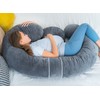 QUEEN ROSE Pregnancy Pillows - E Shaped Pregnancy Pillows for