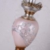 LOVAPO Vintage Pink Table Lamp Victorian Style with Button Switch