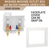 [1 Piece] Lingmfg Washing Machine Outlet Box PEX Crimp with
