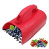 KCVV Berry Picker With Handle, Plastic Blueberry Picker, Red Fruit