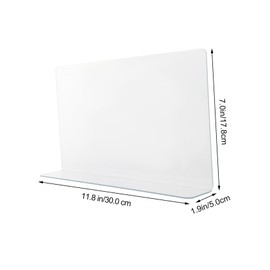 BUGUUYO Bathroom Sink Baffle Board Sink Water Shield Accessory Splashback Protector for Boys and Girls