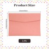 CALFOVERA A PU Leather File Holder Document Folder Pink Thin