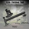 Rite Edge 17.5-Inch Hiker's Hatchet – Multi-Tool Axe with Hidden