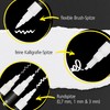 Online Set of 5 Hand Lettering Pens, White, Strong Opaque