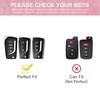 Pangpai Pink Key Fob Cover for Toyota Fortuner Tundra Camry