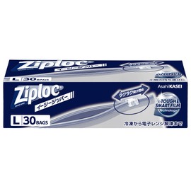Large Capacity Ziploc Easy Zipper, Large, Pack of 30