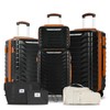 UUH Expandable Luggage set with TSA Locks, suitcase for travel,