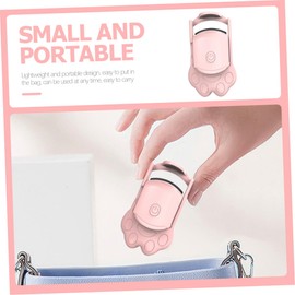 Healvian Electric Heated Eyelash Curler Tool USB Charging Handheld Lash Curling Device for Perfectly Curled Lashes Makeup Accessory for Home Use
