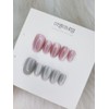 Heart Nail Tips 2p Service Transparent Glass Ball Magnet Gel