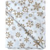 Ragged Rose Christmas Table Cloth - Festive Linen Tablecloth with