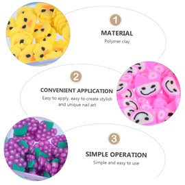 Healeved Nail Art Decoration Soft Slices for Stunning Nail Designs Colors of Fruit Random Animal Styles for Creative Art Decals