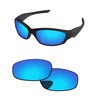 PapaViva Replacement Lenses for Oakley Straight Jacket 2007 Sunglass Ice