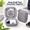 Portable Electronics Organizer Case for Cables – Compact Square Storage