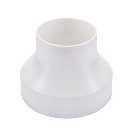 Hon&Guan Ducting Reducer 150mm to 100mm, PVC 6 to 4 inch Ducting Joint to Connect Round Duct Pipe or Extractor Fans Reducer