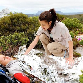 Binhai Thermal Blanket, Emergency Thermal Blankets, Mergency Survival Blanket, Blanket 130 x 210 cm, Pack of 10