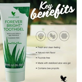 Forever Bright toothgel Aloe Vera Zahngel 3 x 100 ml Toothgeel