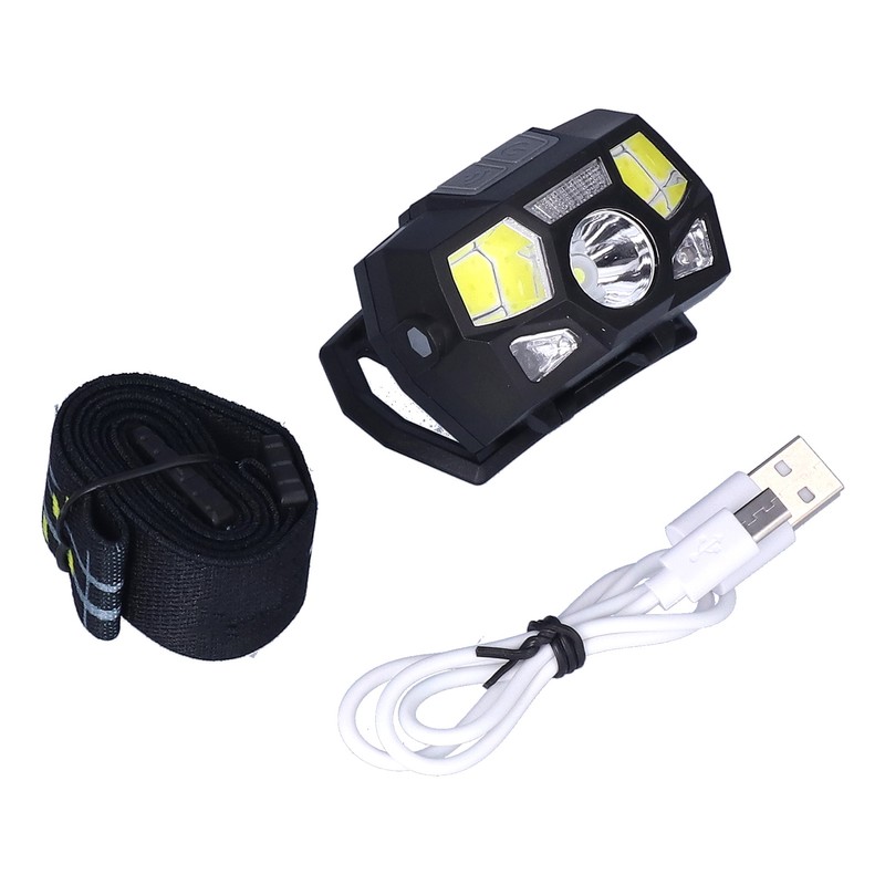 Head Lamp High Brightness Long Battery Life Sensor Switches 60