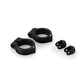 Puig 20756N Kit Auxiliary Headlight Approved with Clamps 25 mm Black