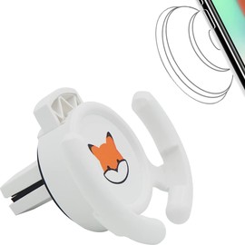 HOMEFOX Car Vent Mount Holder - Compatible for Popsocket- Car Mount for Pop Grip Collapsible Phone Socket Holder for Pop Mount Portable Device with Secure AC Vent Clip Horizontal Air Vent Only (White)