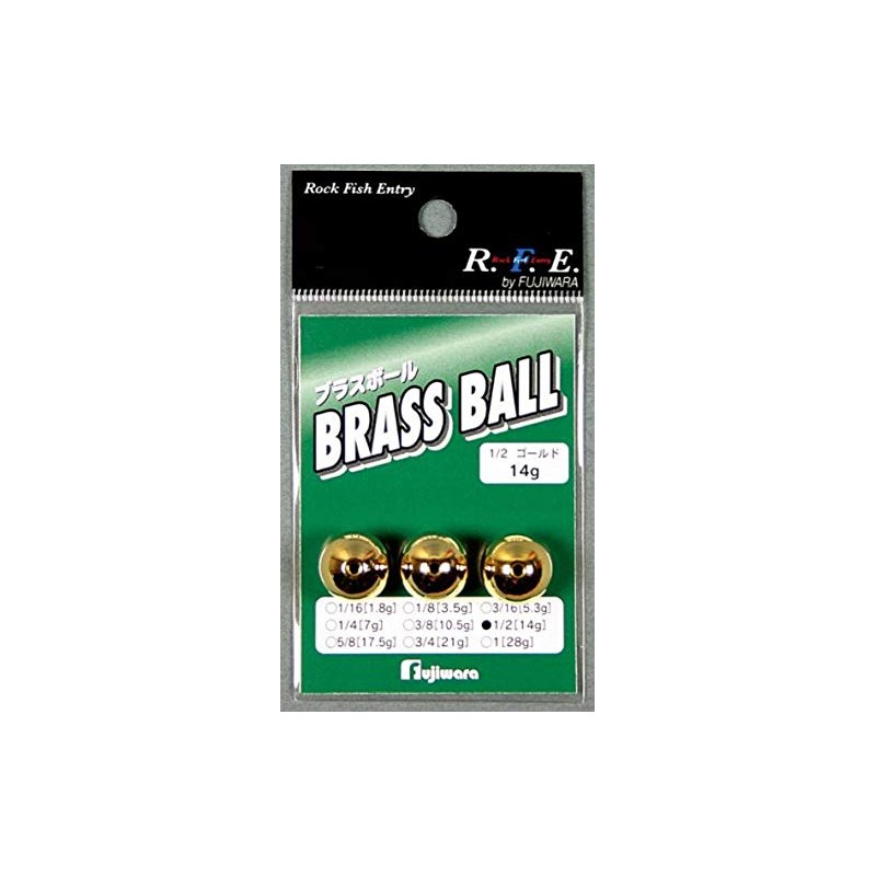 Fujiwara Brass Ball 3/4 Black