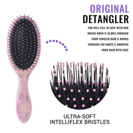 Wet Brush Hair Brush Original Detangler with Ultra-Soft Bristles Hair Brush for Women, Men & Kids, Minimize Hair Breakage, Split-Ends and Pain- Sea Shells