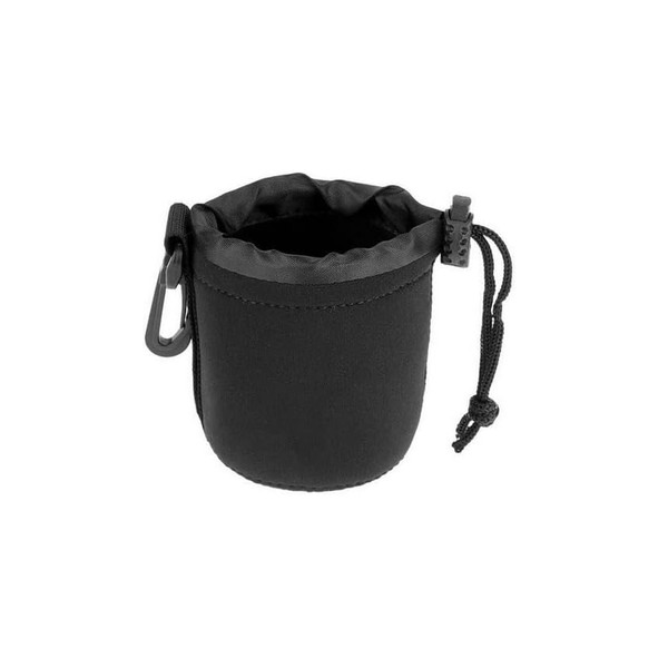 fittings4you Lens Case L Neoprene Size L, black, Quiver