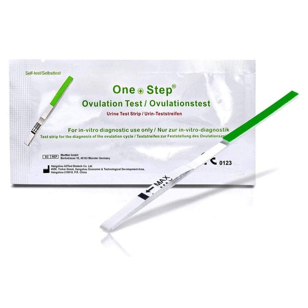 30 x One Step Ovulation Strips 40miu/ml Sensitivity Test Kit Fertility Predictor Testing Sticks (Wide Width)